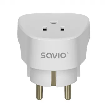 SAVIO AP-01 reisiadapter, USA pesa – EL pistik