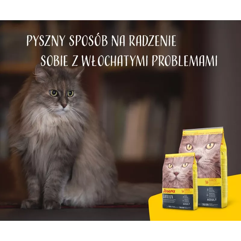 Kuiv kassitoit JOSERA Catelux Adult Duck Poultry 2 kg — kuivtoit, 32% valku, 20% rasva