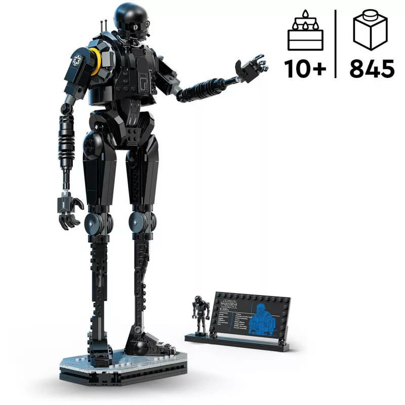 Ehitatav kujuke LEGO Star Wars Turvadroid K-2SO 75434 — 845 osa, kõrgus 410 mm, vanusele 10+