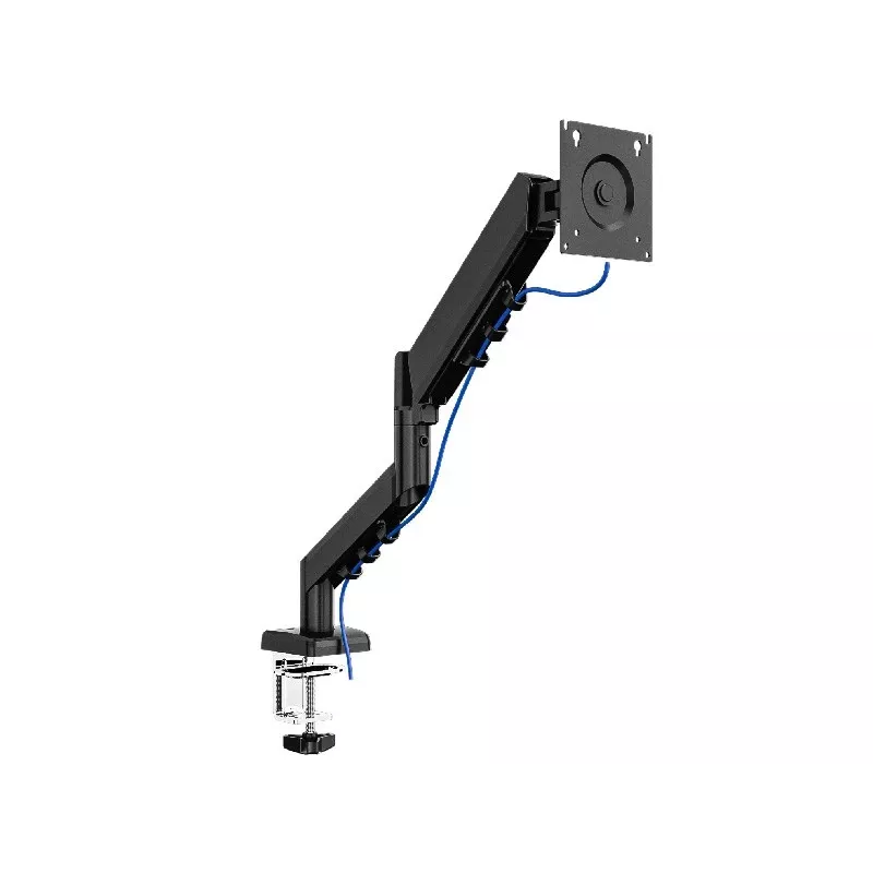 Monitorivars TRACER Pivot Master TRAUCH47659 — reguleeritav kõrgus, kallutus/pööramine, VESA 100×100, kuni 9 kg, 13–32-tollistele ekraanidele, lauakinnitus, must