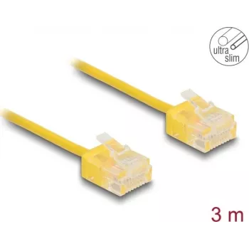 Võrgukaabel DeLOCK RJ45 Cat.6 UTP 3 m Kollane