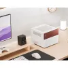 Mikrotorniga arvutikorpus Jonsbo N4 Valge Mini-ITX karastatud klaasiga