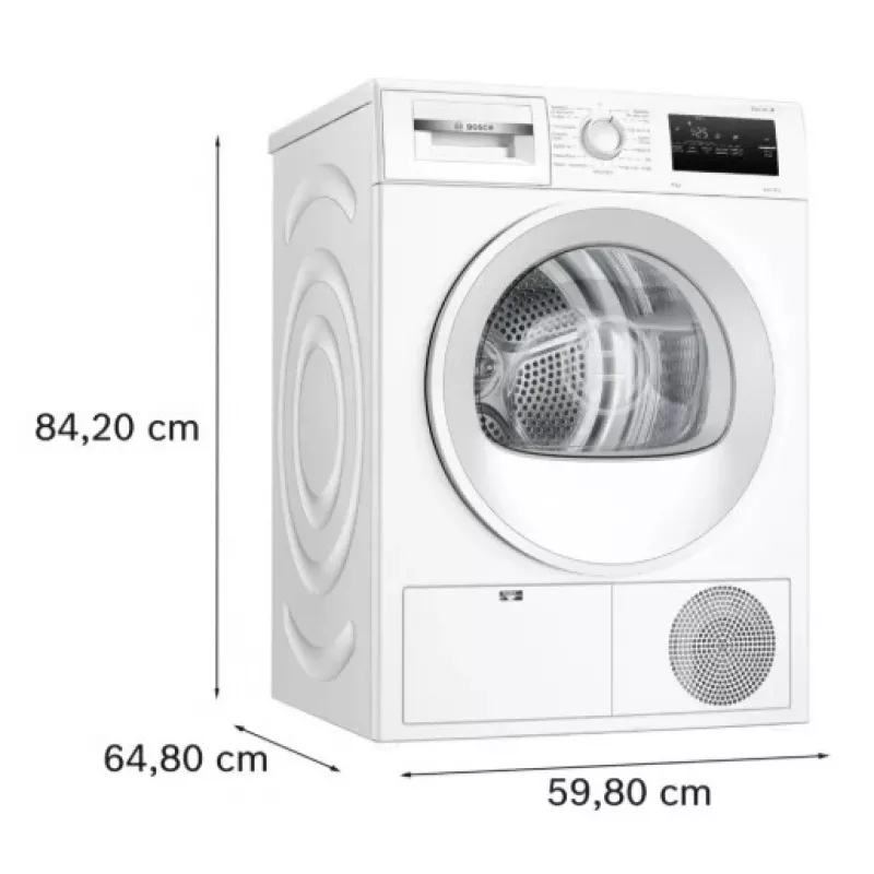 Trummelkuivati Bosch WTH86200PL 8 kg mahutavusega soojuspump
