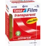 tesafilm® läbipaistev, 6 rulli, kontorikarp, 66m x 25mm (11640H)