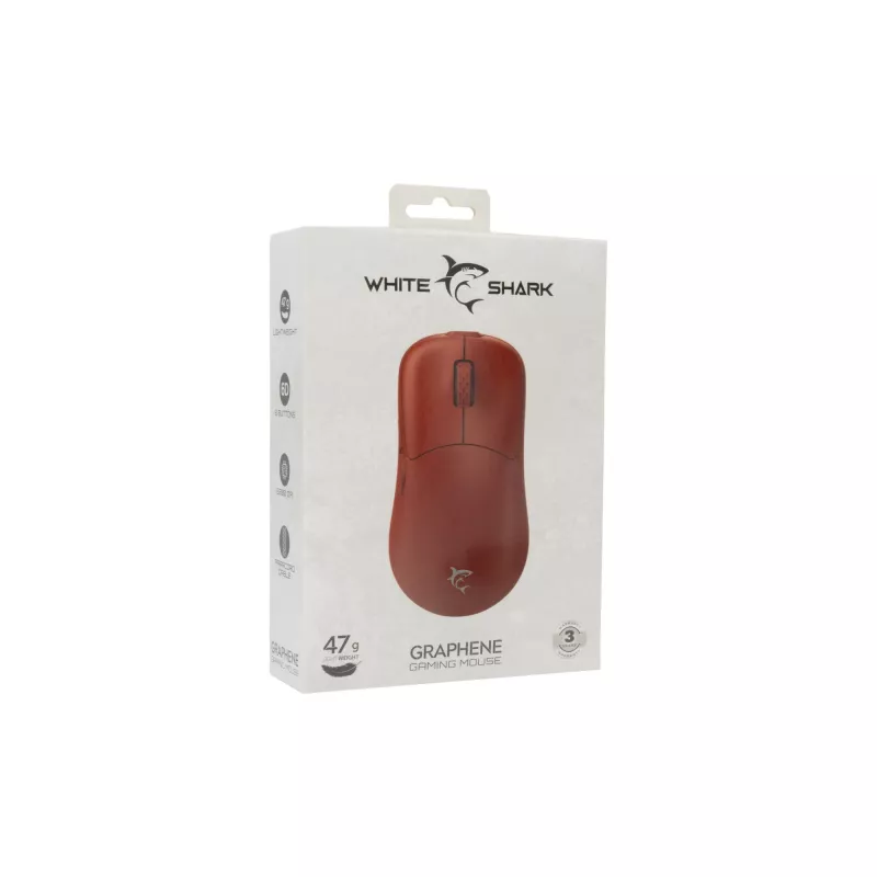 Hiir White Shark GM-5014 Graphene Red USB