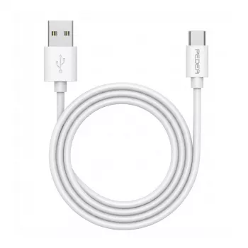 PEDEA kiirlaadimis- ja andmekaabel USB-A/USB-C®, 1 m, valge (60040121)