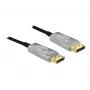 DeLOCK - DisplayPort-kaabel - DisplayPort (M) DisplayPort (M) - DisplayPort 1.4 - 15,0 m - toetab 8K UHD (7680 x 4320) - must (85886)