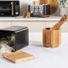 Salter BW12898EU7 hoiustamiskomplekt, 3-osaline, must, õhukindlad köögikonteinerid