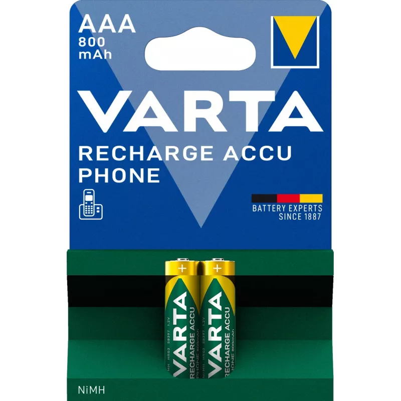Aku Varta AAA 800mAh NiMH 2-BL DECT