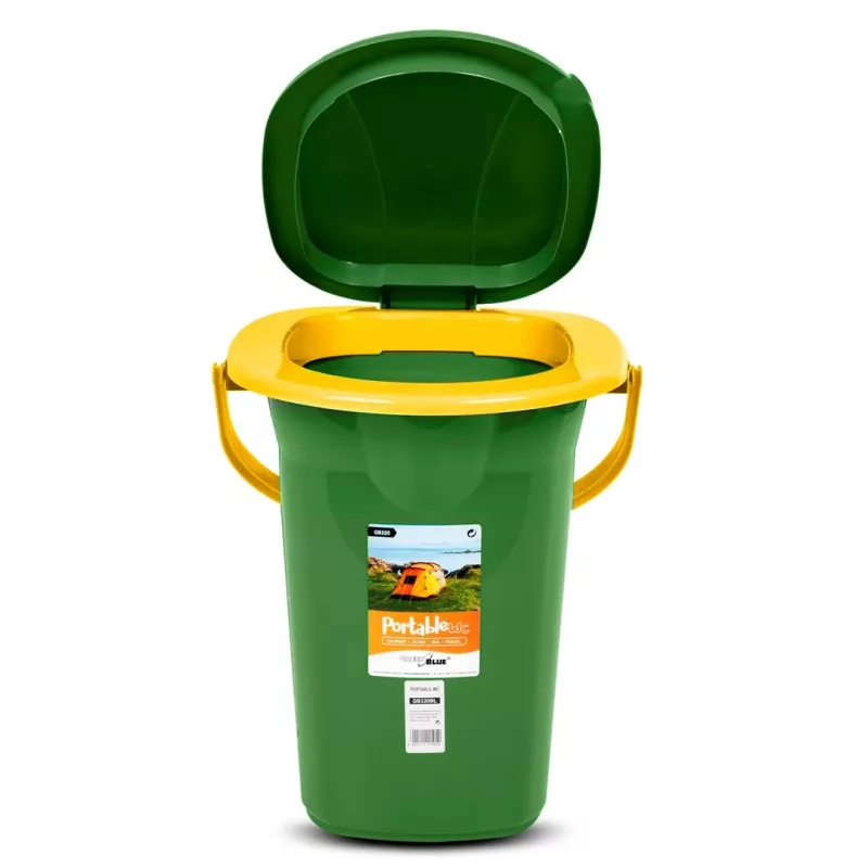 Kantav tualett-ämber GreenBlue GB320GO — kerge turisti matkatualett