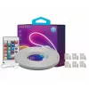 LED-ribavalgusti Vention PAEWH 2 m, USB-toitega 5 V, RGB IR-puldiga, kahepoolse teibiga kinnitatav