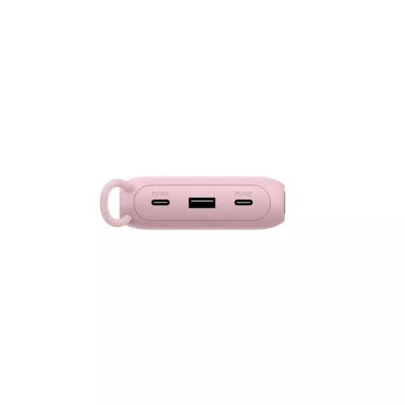 Akupank Belkin BPB028HQPK 20000 mAh — 2× USB-C, 1× USB-A, roosa