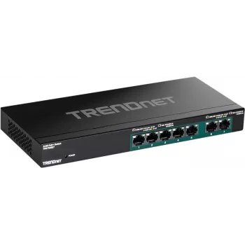 TRENDnet TPE-TG327 - Switch - haldamatu - 5 x 10/100/1000 (PoE+) + 2 x 10/100/1000/2.5G (PoE+) - seinakinnitatav - PoE+ (70 W) - TAA-nõuetele vastav