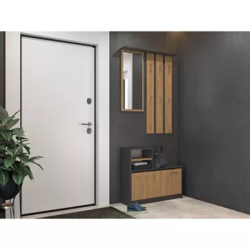 Esikukapp top e shop GAR ANT/ART 1 hinged uksega, 850×240×1600 mm