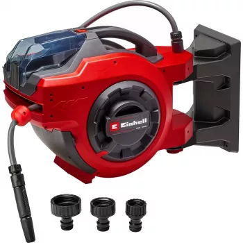 Seinale kinnitatav voolikurull Einhell GE-HR 18/30 Li-Solo automaatne 30 m voolik