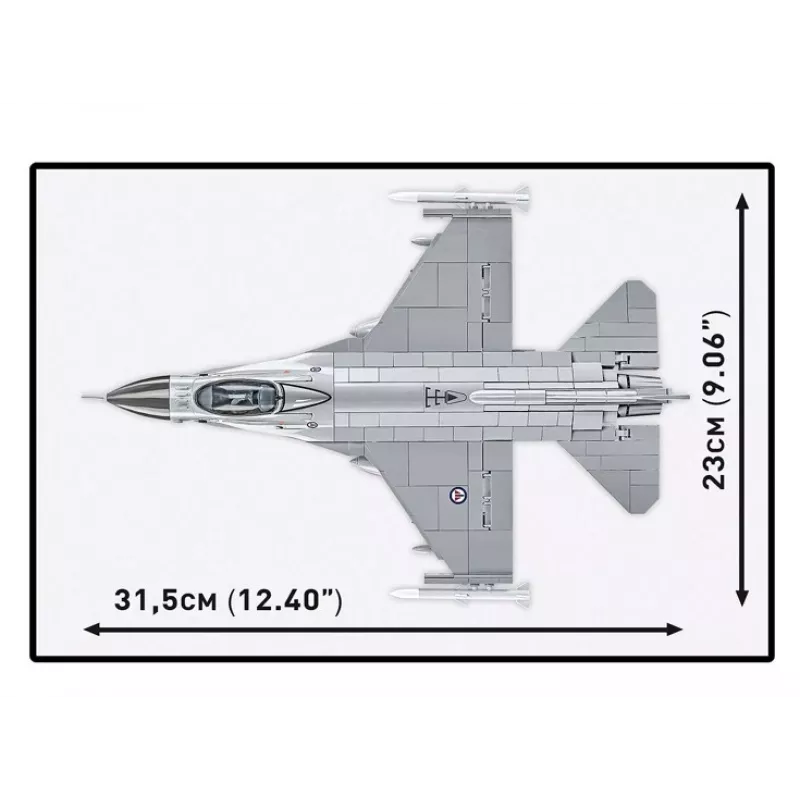 Cobi Building Set F-16AM Fighting Falcon, 495 tükki, mudel