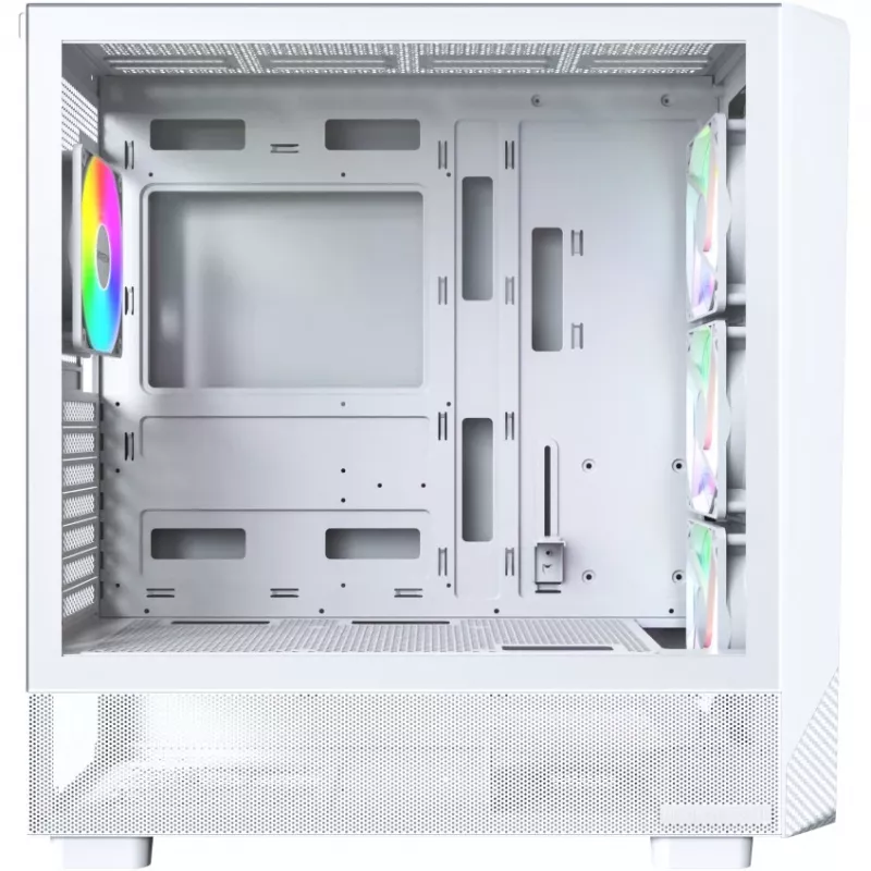 PC Case Montech X5 Midi Tower Valge ATX 3x140mm Fans