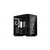 PC tornikorpus KRUX Empero KRXD010, ATX, must — toetab GPU-sid kuni 420 mm, CPU jahuteid kuni 155 mm, 2x 3,5-tollist + 3x 2,5-tollist sahtlit