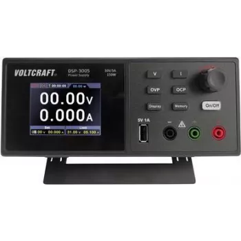 VOLTCRAFT DSP-3005 laboratooriumi toiteplokk, reguleeritav 0 - 30 V 0 - 5 A 150 W USB 2.0 pistik A Slave-funktsioon väljundite arv 1 x (VC-12231810)