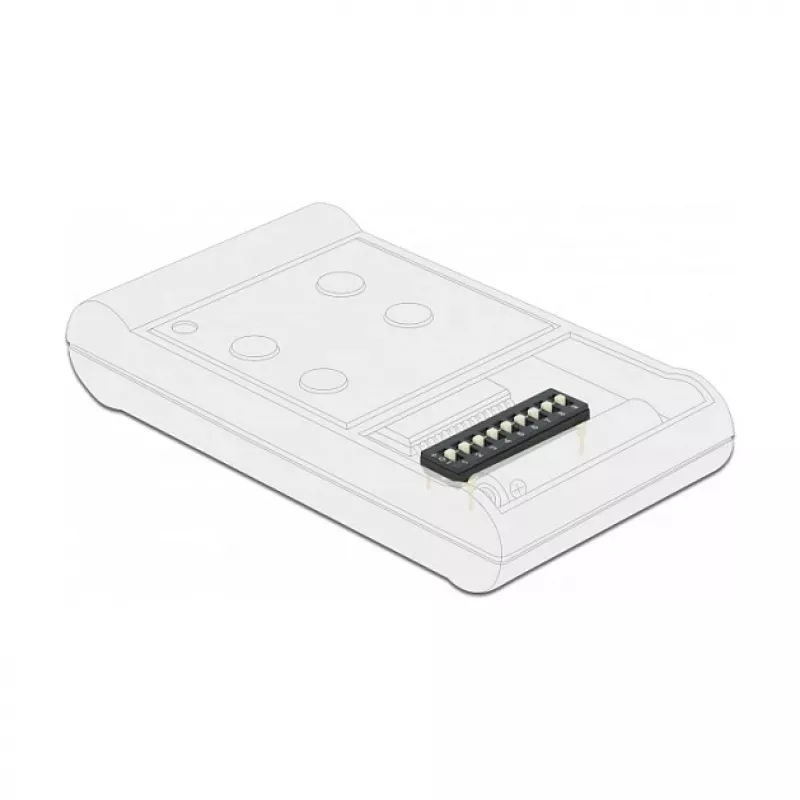 DIP-lüliti DeLOCK 66306 trükkplaadi (PCB) lisaseade
