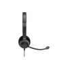 PORT CONNECT | Stereo USB Headphone PRO ON'R 300 | Juhtmega | Kõrvapealsed | Mürasummutus | Must