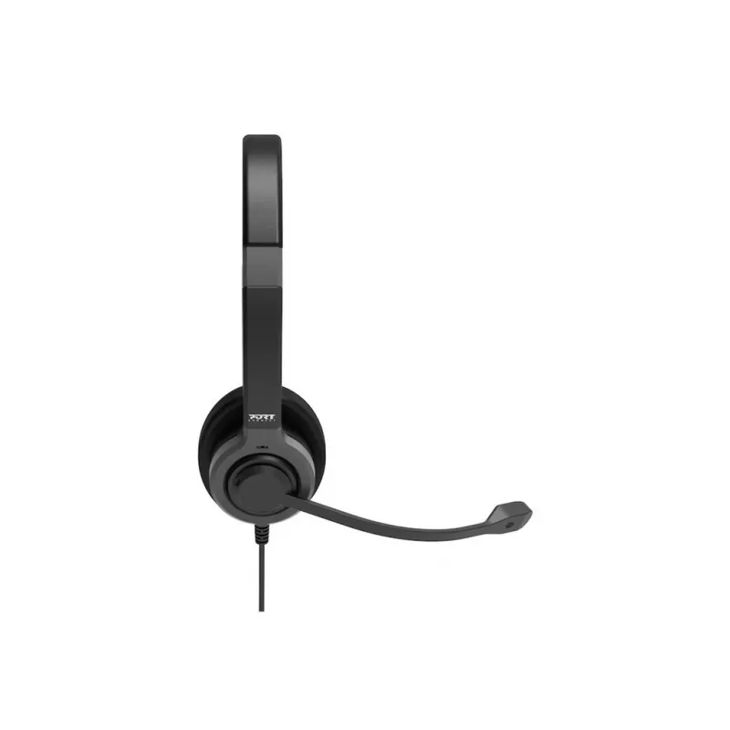PORT CONNECT | Stereo USB Headphone PRO ON'R 300 | Juhtmega | Kõrvapealsed | Mürasummutus | Must
