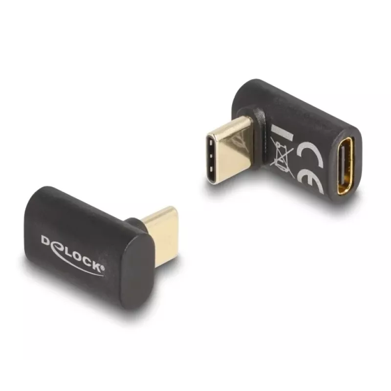 DeLOCK Adapter USB 40 Gbps USB USB-C PD 3.0 100 W isane emasele nurga all 8K 60 Hz