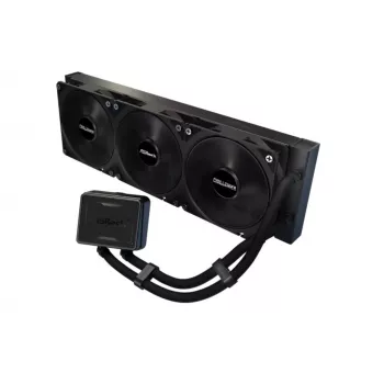 Vedelikjahutusega protsessorijahuti ASROCK Challenger Pure 360 Must — 360 mm radiaator, suletud AIO