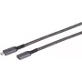 S-Conn 14-74003 USB-kaabel 0,5 m USB 3.2 Gen 2 (3.1 Gen 2) USB-C Must - Valge (14-74003)