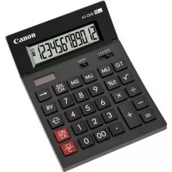 Canon WS-1210T kalkulaator Lauamudel Ekraan Must