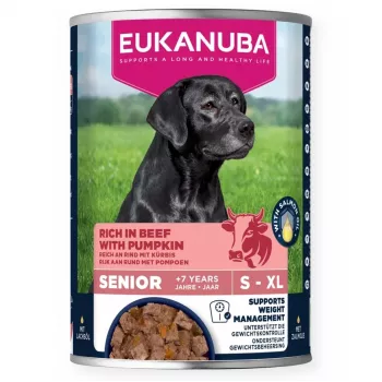 Koerte märgtoit EUKANUBA Adult Can 400 g — veiseliha ja kõrvits