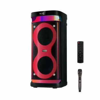 Kaasaskantav kõlar MANTA SPK0601B100, 100 W, Bluetooth, karaoke, juhtmevaba mikrofon, aku, ekvalaiser, diskotuled