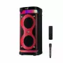 Kaasaskantav kõlar MANTA SPK0601B100, 100 W, Bluetooth, karaoke, juhtmevaba mikrofon, aku, ekvalaiser, diskotuled