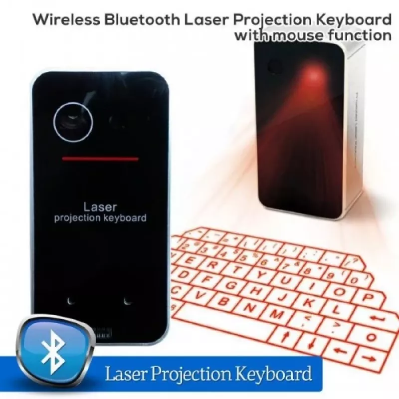 Laserprojektsioonklaviatuur Doy mudel kompaktne kaasaskantav virtuaalklaviatuur Bluetooth