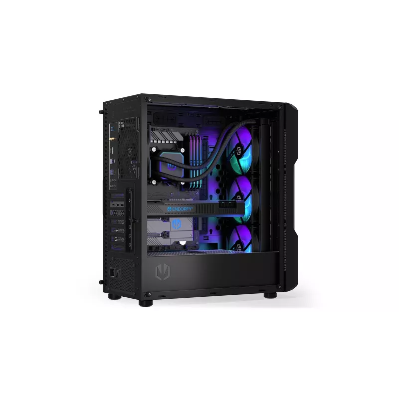 Vedelikjahutuskomplekt ENDORFY Navis F360 ARGB Must — 360 mm radiaator, 3x 120×25 mm ventilaatorit, 250–1800 p/min, pump 1600–2600 p/min, LGA 1700/AM5/AM4 tugi