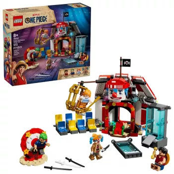 LEGO klotside mängukomplekt Buggy the Clowni tsirkusetelk 75637 — 573 tükki, 4 minifiguuri, vanus 8+