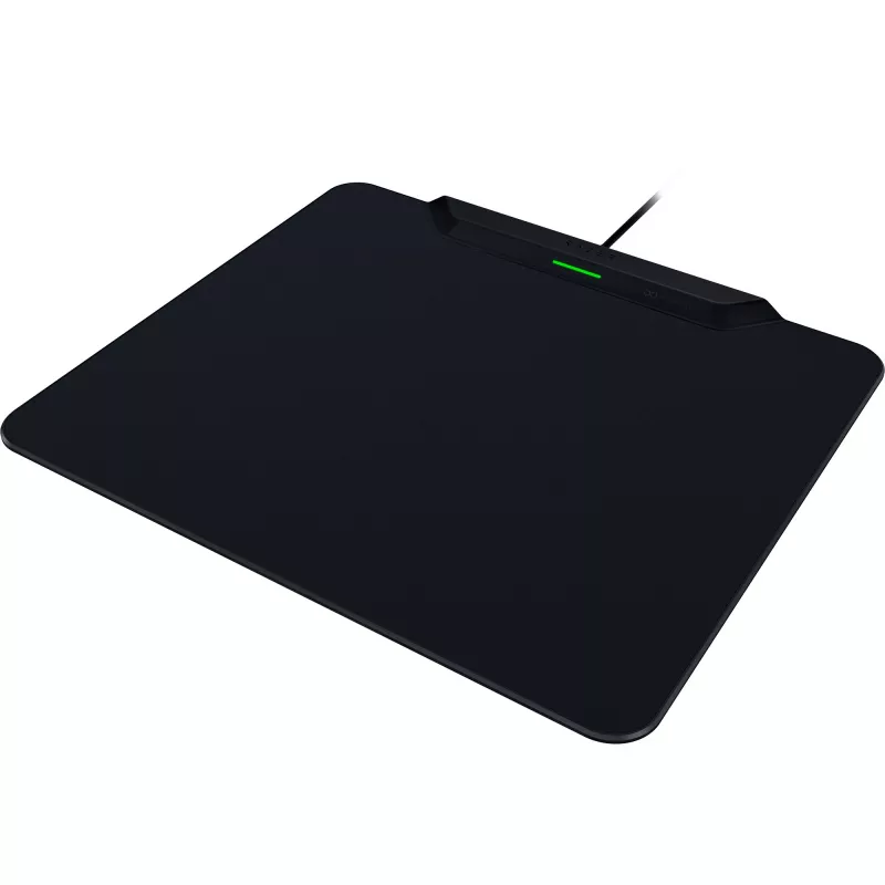 Razer | Juhtmevaba laadimisega mänguhiirematt ja pukk, kõva versioon | HyperFlux V2 juhtmevaba laadimissüsteem | Mänguhiirematt | 360 x 311 mm | Must
