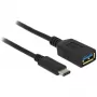 Delock USB-adapter - USB Type A (naissoost) kuni 24-kontaktiline USB-C (meessoost)
