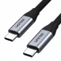 USB-C–USB-C andme- ja laadimiskaabel Unitek C14082ABK 1 m, USB 3.2 Gen 2 (10 Gbit/s), 100 W PD, must