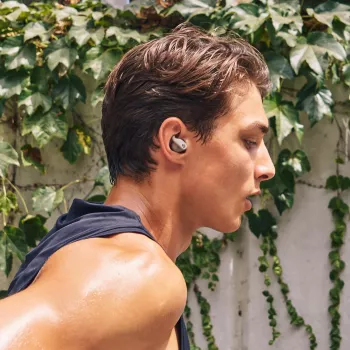 Beats by Dr. Dre Powerbeats Fit juhtmeta kõrvaklapid, spordikõrvaklapid, Bluetooth, hall