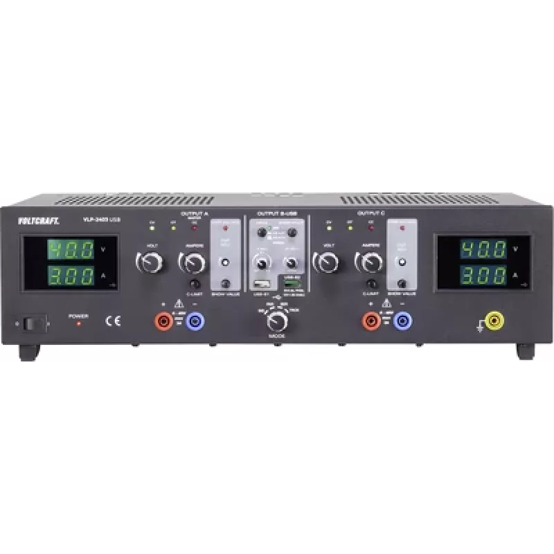 VOLTCRAFT VLP-2403 laboratooriumitoiteallikas, reguleeritav 0 - 40 V 0,01 - 3 A 273 W OVP Väljundite arv 4 x (VC-8146860)