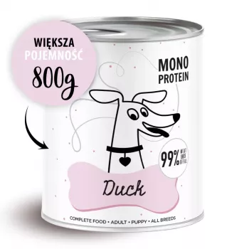 PAKA ZWIERZAKA Pepe Duck - märg koeratoit - 800g