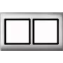 MERTEN Raam 2-kohaline 400260 AQUADESIGN alumiinium 400260 400260 (400260)