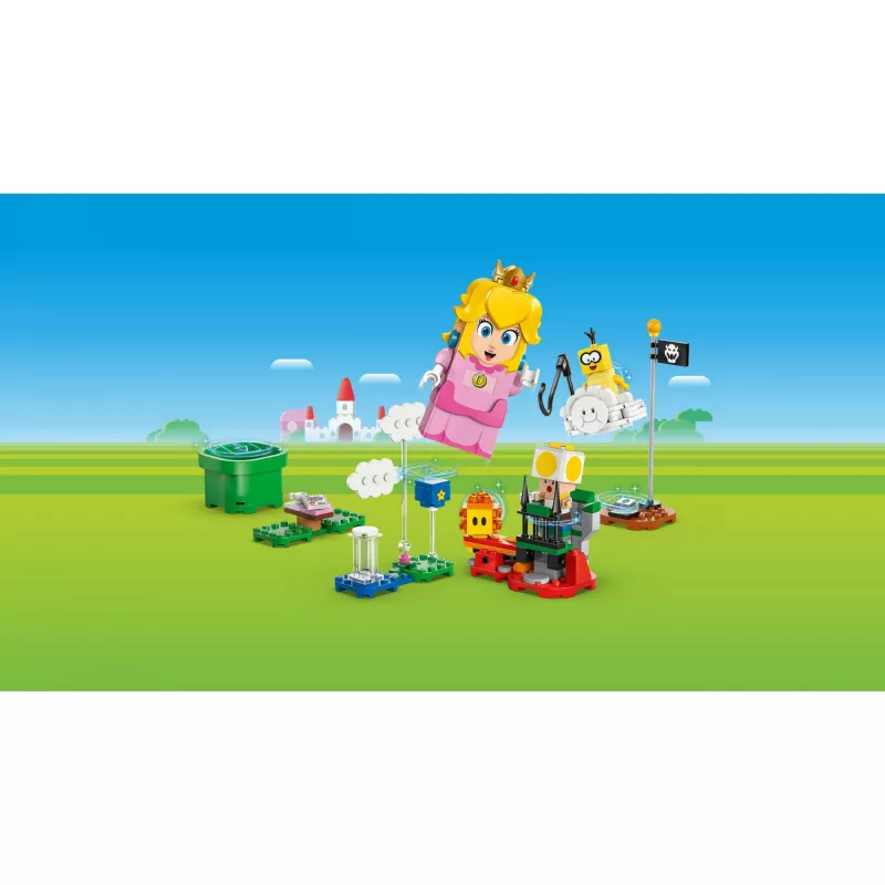 LEGO 71441 Super Mario interaktiivne LEGO Peach kujukese komplekt, ühildub LEGO süsteemiga