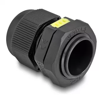 DeLOCK kaabeltihend M20 ventilatsiooniga IP68 tolmu- ja veekindel must 2 tk