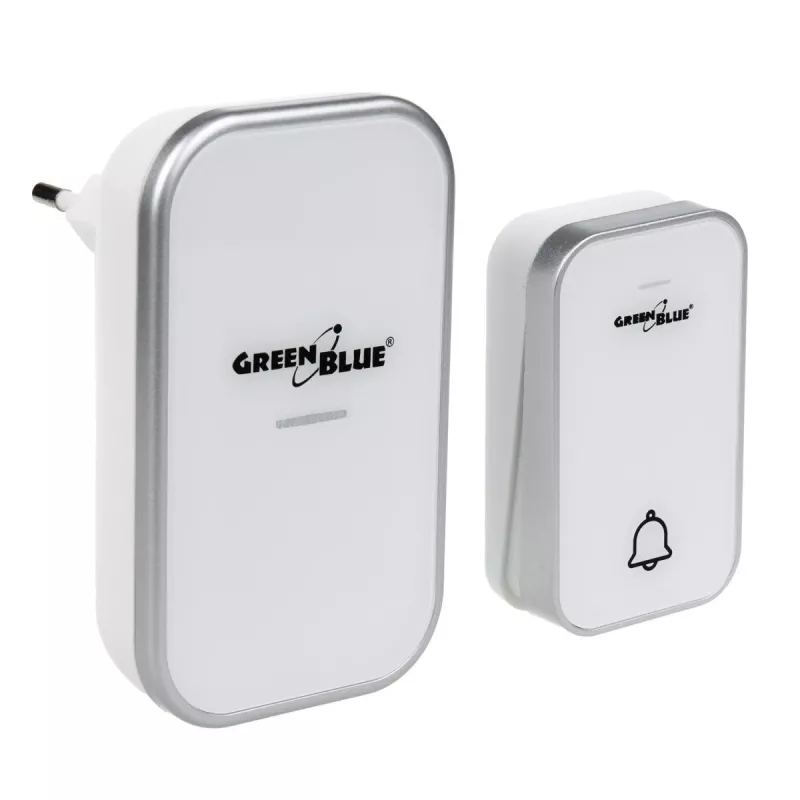 Juhtmevaba kineetiline uksekell 38 meloodiaga GB157W