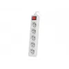 Toitepikenduskaabel Lanberg PS1-05E-0300-W 3m 5 AC pesa sise-/välistingimustesse valge