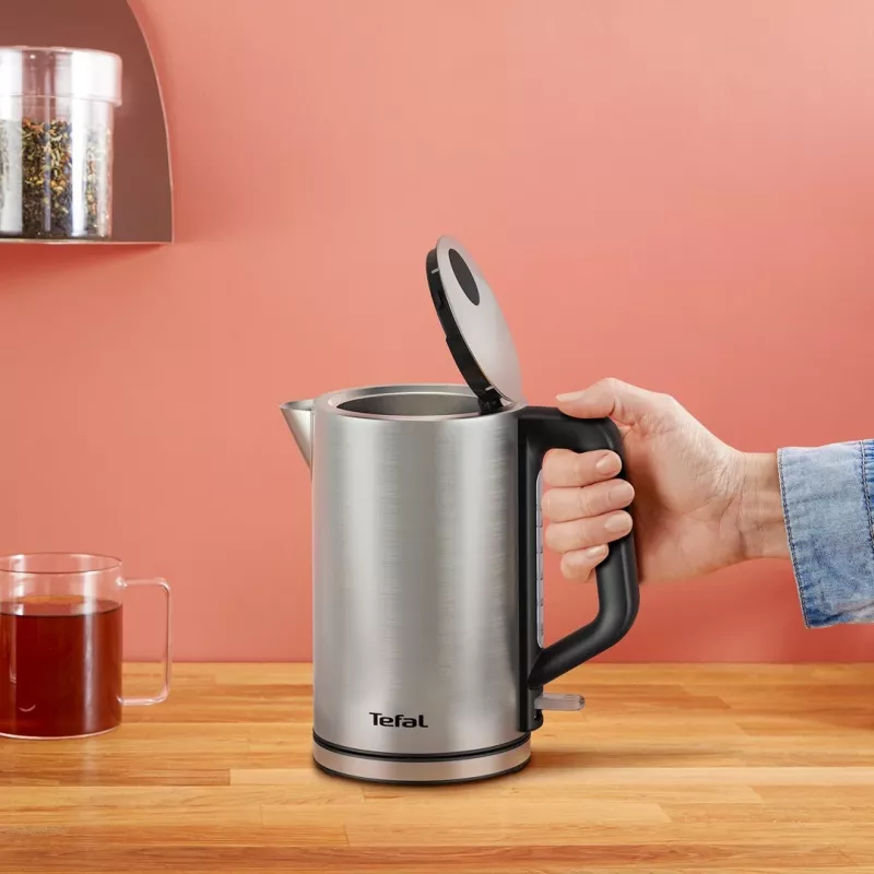 Elektriline veekeedukann Tefal KI513D10 roostevaba teras 1,7 L 2200 W, juhtmevaba, 360° alus