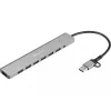 USB-jaotur SANDBERG 136-66 — 7x USB 3.0 porti, välise toitega