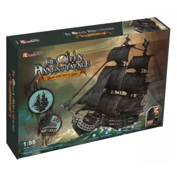 PUZZLE 3D Suur piraadilaevade komplekt Queen Revenge